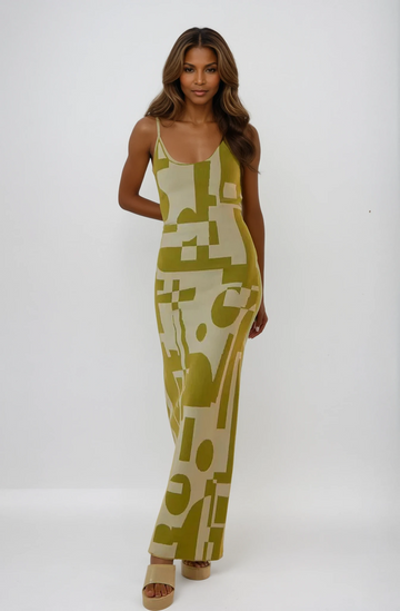 Spaghetti Strap Maxi Sweater Dress